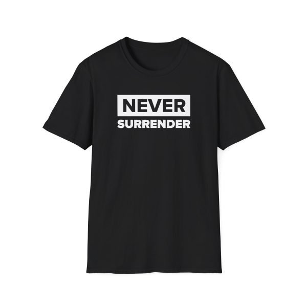 Charlie Kirk Never Surrender Unisex Softstyle T-shirt