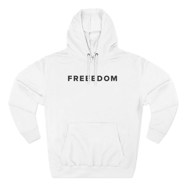 Charlie Kirk Freedom Three-Panel Fleece Hoodie