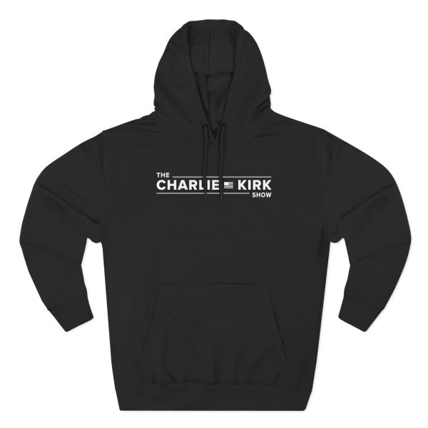 Charlie Kirk Show Three-Panel Fleece Hoodie