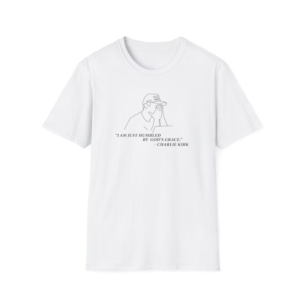 Charlie Kirk God's Grace Unisex Softstyle T-shirt