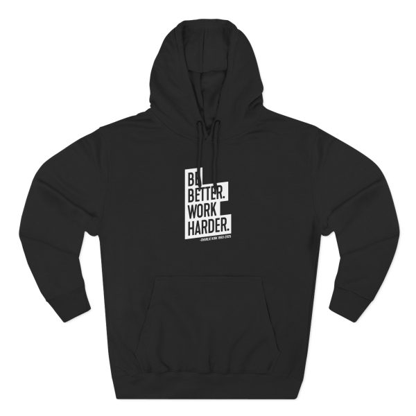 Charlie Kirk Three-Panel Fleece Hoodie