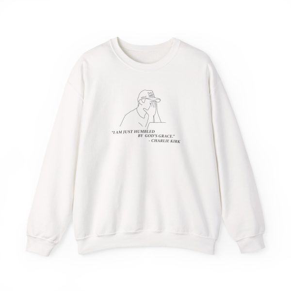 Charlie Kirk God's Grace Unisex Heavy Blend™ Crewneck Sweatshirt