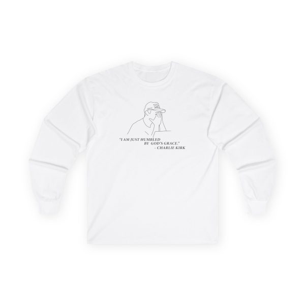 Charlie Kirk God's Grace Unisex Ultra Cotton Long Sleeve Tee